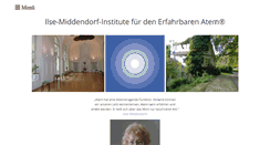 Desktop Screenshot of erfahrbarer-atem.de